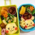 クック甘党。's cooksnap of when they made ポケモン♪ピカチュウ＊キャラ弁.