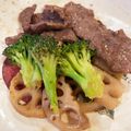 miffy77's cooksnap of when they made 牛肉とレンコンのオイスターソース炒め.