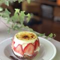 natsuーko's cooksnap of when they made 苺のブリュレパフェ.