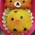 クックS2N1B2☆'s cooksnap of when they made 簡単 お弁当キイロイトリおむすび.