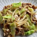 TYSK's cooksnap of when they made 豚もやしとキャベツの味噌バター炒め♪.