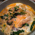 makichaki's cooksnap of when they made サバ缶と豆腐の卵とじ.