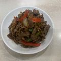 クック9BD0HE☆'s cooksnap of when they made 定食屋の味☆牛肉ピーマン.