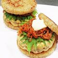 クックUR9L2V☆'s cooksnap of when they made セリアの型で！作って楽しいライスバーガー.