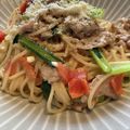 Risaのmama's cooksnap of when they made ランチに！豚こまとトマトのパスタ.