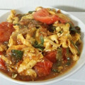 睡眠欲食欲性欲's cooksnap of when they made トマトと卵の甘酢炒め.
