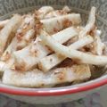 エミリオコビ's cooksnap of when they made ごま油と塩で大根サラダ.