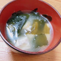 Noa1112's cooksnap of when they made 油揚げと豆腐とワカメのお味噌汁.