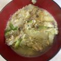 クック5JVRUQ☆'s cooksnap of when they made 白菜　サバ水煮缶　卵のオガタライス.