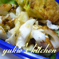yukiはぴ's cooksnap of when they made 白だしdeキャベツとちくわ炒め☆お弁当に.