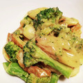 yutoka's cooksnap of when they made ちくわとブロッコリーの味噌マヨ炒め.