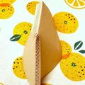にきけん's cooksnap of when they made ドリップのためコーヒーフィルターの折り方.