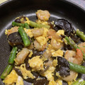 CharLu's cooksnap of when they made 海老とアスパラとキクラゲの卵炒め.