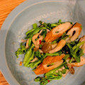 クックモリシン☆'s cooksnap of when they made ちんげん菜とちくわの中華炒め.