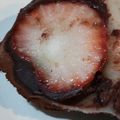 しゃどぅ's cooksnap of when they made 生チョコいちご大福♪.