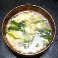 ほんちゃき's cooksnap of when they made チンゲン菜とたまごの温スープ♪.