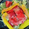 KAORU4649's cooksnap of when they made トマト丸ごと！自家製ドレッシングのサラダ.
