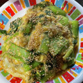ＭＩ−ＳＡＮ's cooksnap of when they made チンゲン菜とふわふわ卵のオイスター炒め.