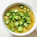 azbjbn's cooksnap of when they made 夏野菜★ おくらのお味噌汁.