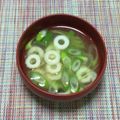 おはなすき's cooksnap of when they made 朝食に＊竹輪と長ネギのお味噌汁.