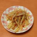 ＊ゆめの＊'s cooksnap of when they made 千切り新じゃがとさつま揚げのきんぴら！.
