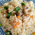 KannoPopo's cooksnap of when they made 鶏ひき肉としめじの炊き込みごはん.