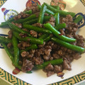 コムギ大好き's cooksnap of when they made 簡単中華！いんげんのひき肉炒め♪.