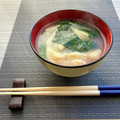 FGO☆'s cooksnap of when they made ほうれん草と薄揚げの味噌汁.