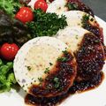 クックUR9L2V☆'s cooksnap of when they made エビの鶏肉ロール　トマトソースあえ.