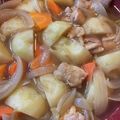 ひまリックス's cooksnap of when they made 簡単：鶏肉と玉葱とじゃが芋の和風煮物.