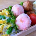 hiroerico's cooksnap of when they made はんぺん桜だんご♡.