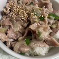 しんでぃーZ's cooksnap of when they made 豚バラをさっぱりと！胡麻檸檬葱塩炒め♪.