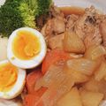 akiyuママ's cooksnap of when they made 居酒屋風♡鶏肉と大根の甘辛煮.