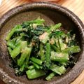 KannoPopo's cooksnap of when they made 甘いおひたしって◎小松菜の味噌ゴマ和え.