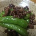 凪なぎ's cooksnap of when they made 牛肉とスナップえんどうのオイスター炒め♪.