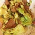 harutop's cooksnap of when they made 簡単おかず:キャベツベーコンのカレー炒め.