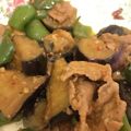 harutop's cooksnap of when they made 茄子とﾋﾟｰﾏﾝと豚肉＊º香り味噌炒め.
