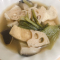 ポッツィ〜0417's cooksnap of when they made 蓮根とチンゲン菜と豆腐 油揚げの煮物❀.