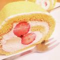 よしよし♡'s cooksnap of when they made ♪簡単ふわふわいちごのロールケーキ♪.