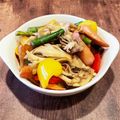 hitomi41's cooksnap of when they made パプリカ・舞茸・アスパラ♪ホットサラダ.