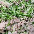 ぐりんぴ〜す♬'s cooksnap of when they made 水菜と豚肉のレモン炒め.