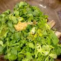 1035's cooksnap of when they made 生鮭の酒蒸し、香味野菜乗せ.