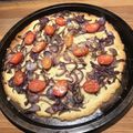 Yokchina's cooksnap of when they made クリスピーピザ生地＊ヘルシークラッカー.