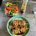 ebipeco's cooksnap of when they made 焼き鳥風☆豚串.