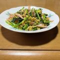 クックchitann's cooksnap of when they made 大根菜と卵のガーリックバター醤油炒め☆.