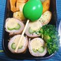 Rika☆Rin's cooksnap of when they made ＊お弁当♪可愛いひまわり♡肉巻き＊.