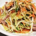 etsukoooo's cooksnap of when they made 頑張り所。【水菜と砂肝の塩ナムル】簡単♪.