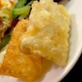 MULA's cooksnap of when they made 焼売の皮ｄｅ簡単☆サラミチーズ春巻き♪.