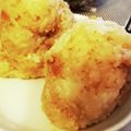 _pei_pei_'s cooksnap of when they made 天かすと麺つゆで作るたぬきおにぎり.