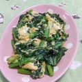 赤い電話's cooksnap of when they made ほうれん草と卵の白だし炒め.